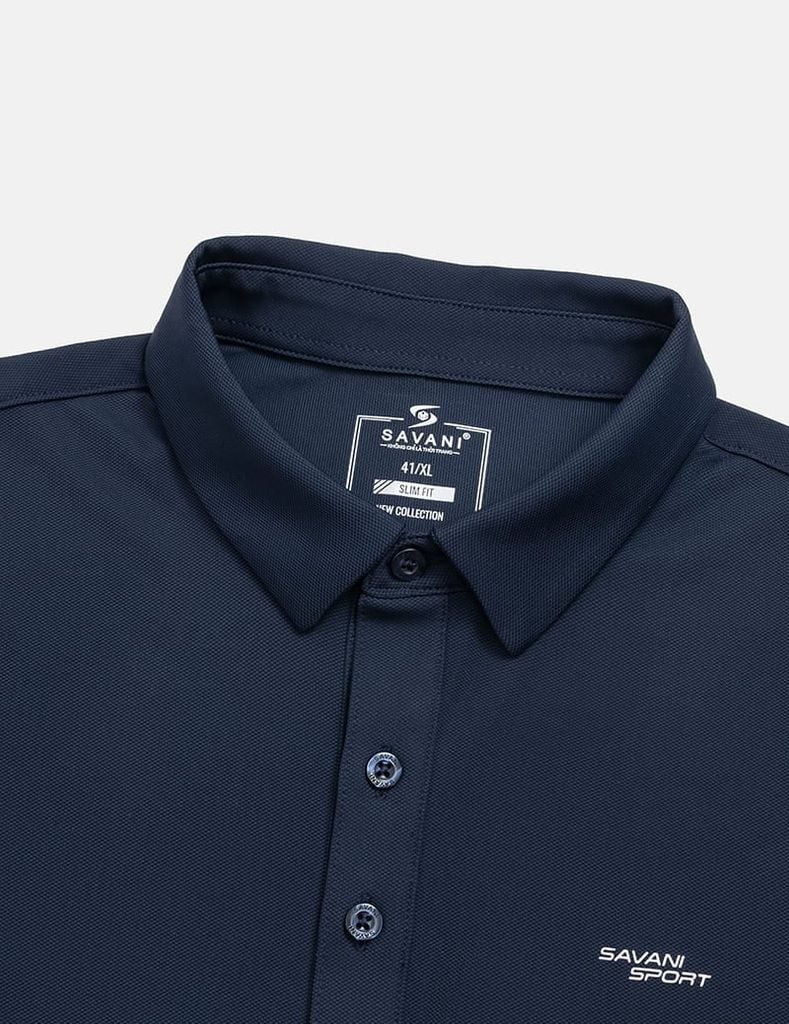 Bộ hè nam cổ bẻ hình in trước ngực