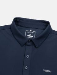 Bộ hè nam cổ bẻ hình in trước ngực