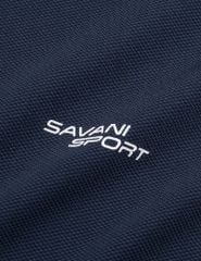 Bộ hè nam cổ bẻ hình in trước ngực