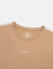 Bộ đồ hè nam phối dọc tay vai hình in trước ngực