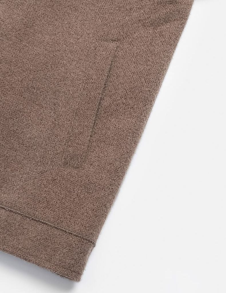 Áo khoác dạ nam cổ bẻ cúc bấm