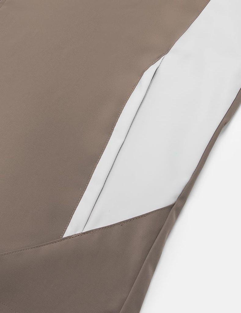 Áo khoác gió có mũ nam In logo trước ngực