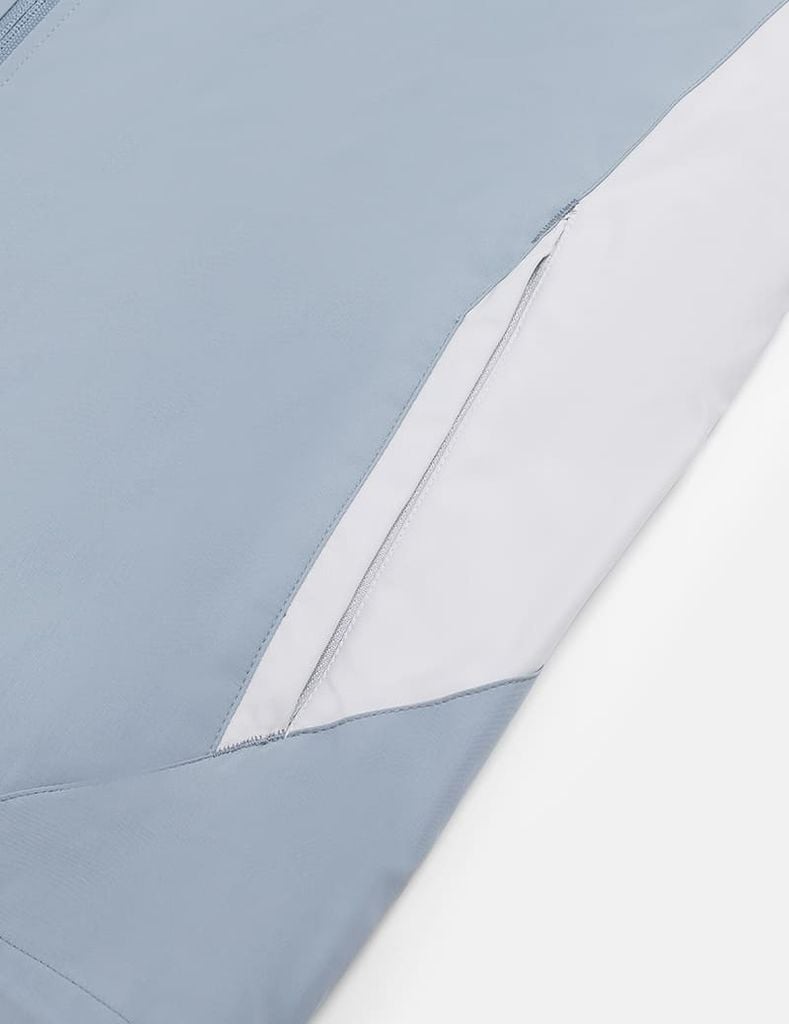 Áo khoác gió có mũ nam In logo trước ngực