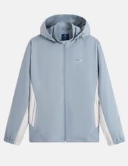 Áo khoác gió có mũ nam In logo trước ngực