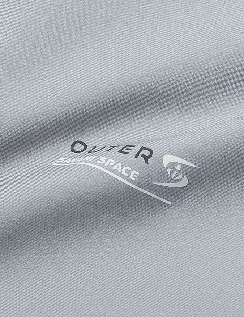 Áo khoác gió có mũ nam In logo trước ngực