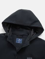 Áo khoác gió có mũ nam In logo trước ngực