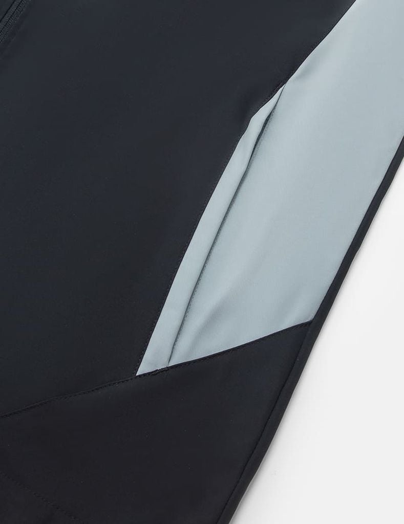 Áo khoác gió có mũ nam In logo trước ngực