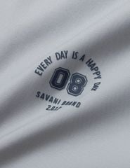 Áo gió có mũ nam hình in trước ngực