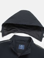 Áo gió có mũ nam hình in trước ngực