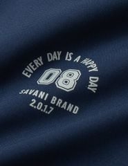 Áo gió có mũ nam hình in trước ngực