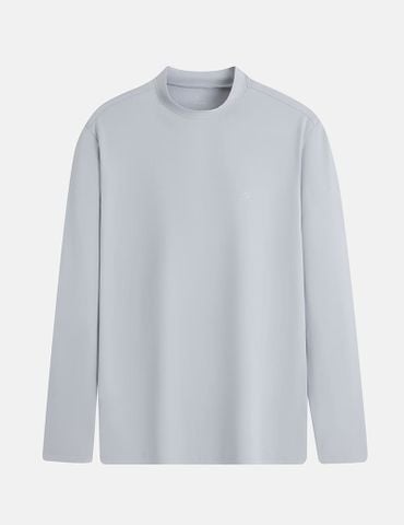 Áo giữ nhiệt cổ cao nam logo trước ngực