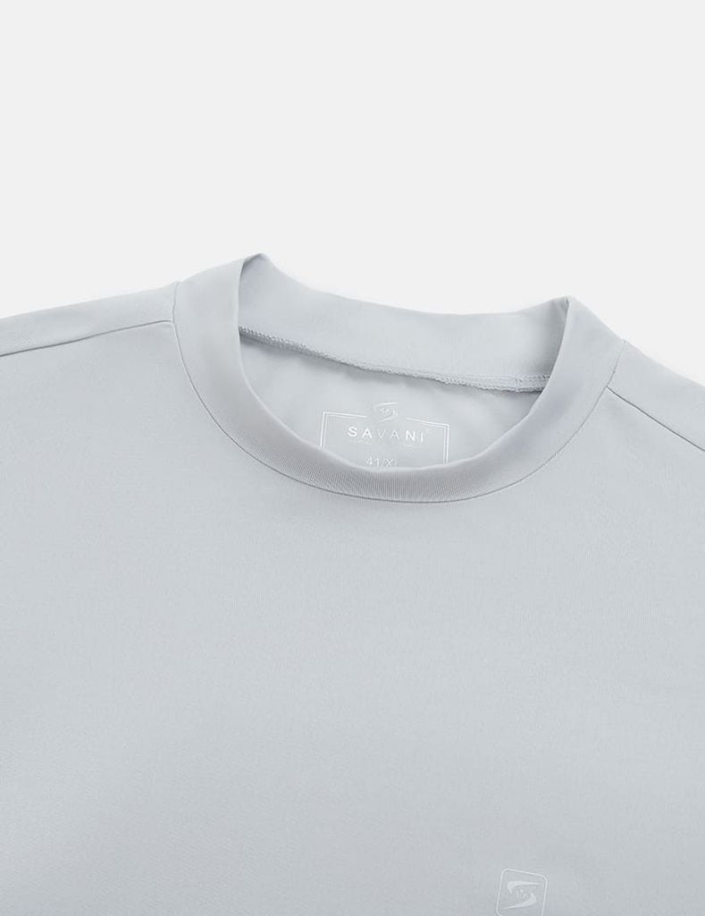 Áo giữ nhiệt cổ cao nam logo trước ngực