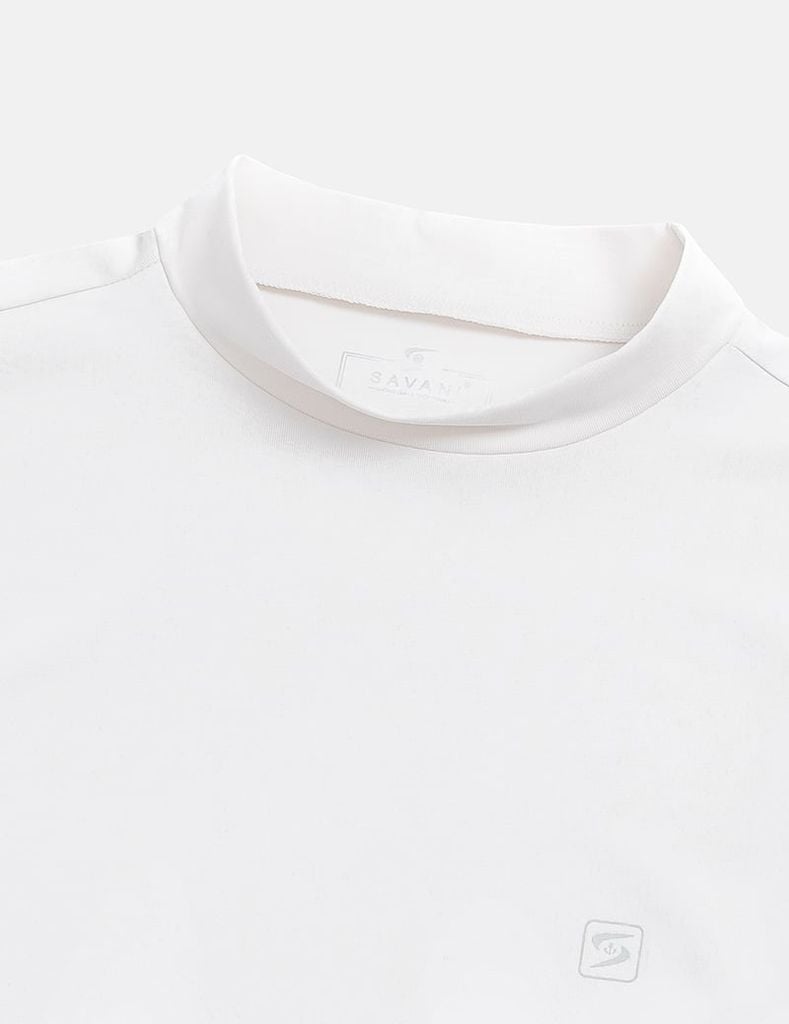 Áo giữ nhiệt cổ cao nam logo trước ngực