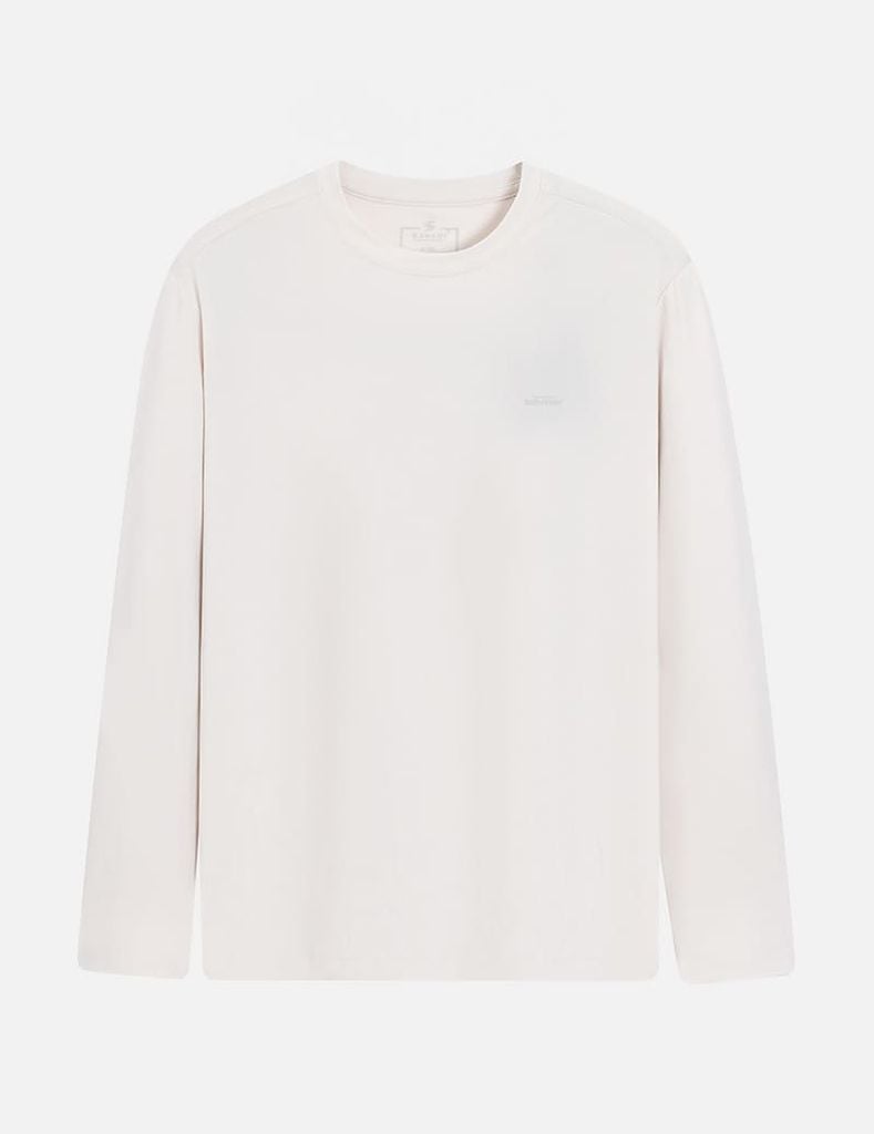 Áo giữ nhiệt cổ tròn nam hình in trước ngực