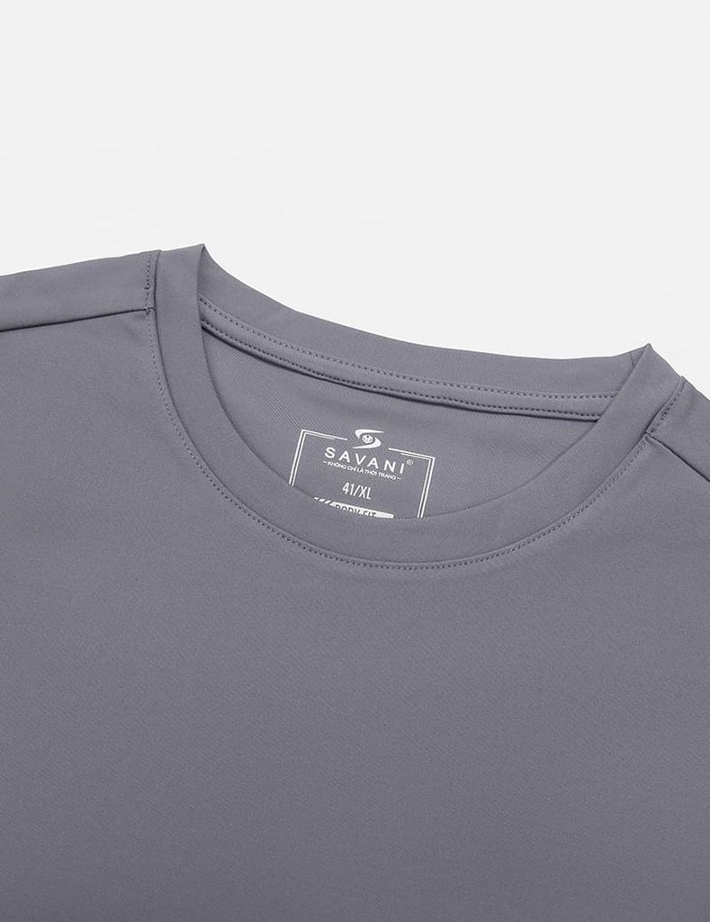 Áo giữ nhiệt nam cổ tròn logo tay trái