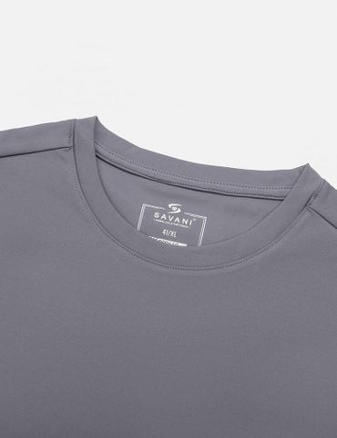 Áo giữ nhiệt nam cổ tròn logo tay trái