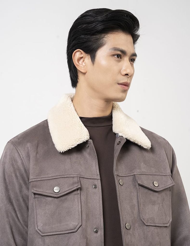 Áo khoác da lộn MJD002W4
