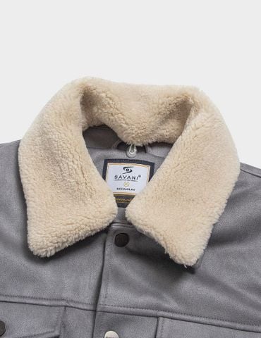 Áo khoác da lộn MJD002W4