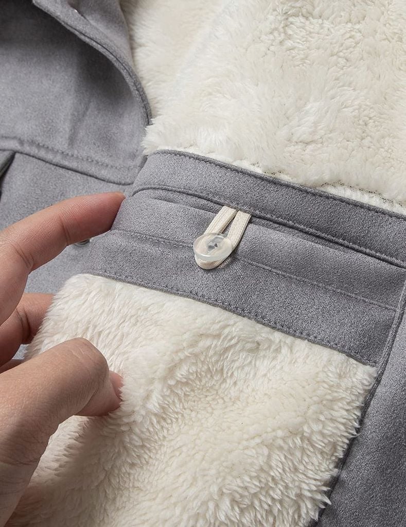 Áo khoác da lộn MJD002W4