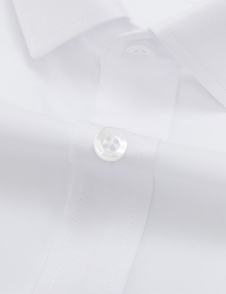 Sơ mi dài tay tà lượn không túi MLS473K4