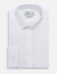 Sơ mi dài tay tà lượn không túi MLS473K4