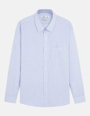 Áo sơ mi dài tay nam tà lượn có túi