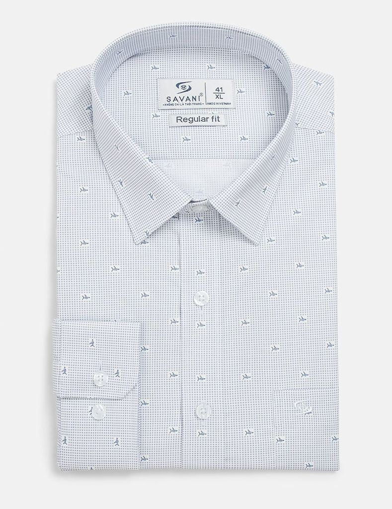 Áo sơ mi nam dài tay tà lượn có túi