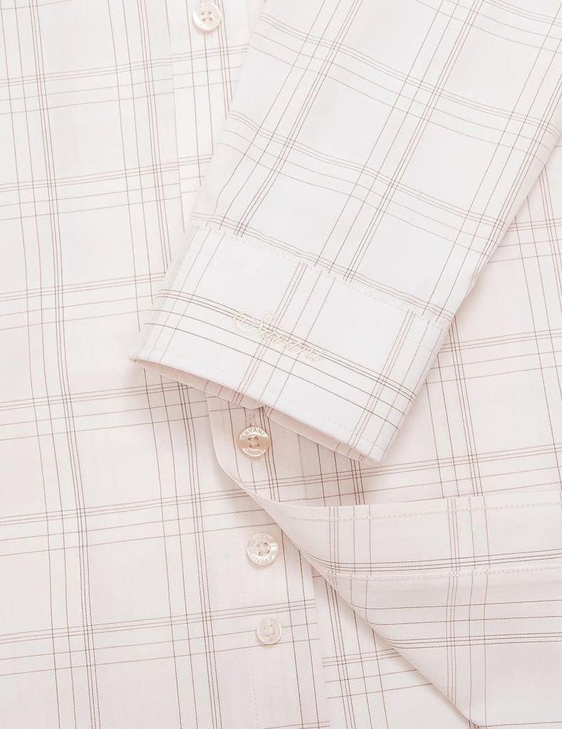 Áo sơ mi nam dài tay tà lượn không túi