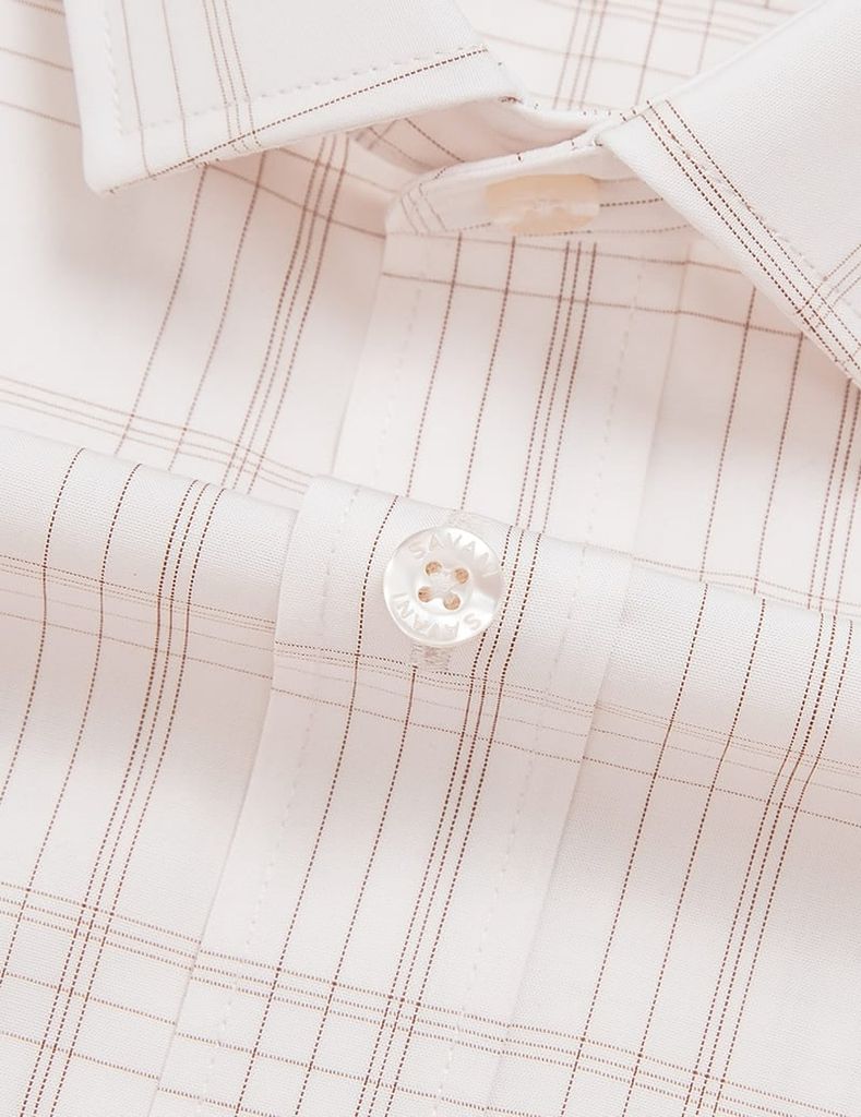 Áo sơ mi nam dài tay tà lượn không túi