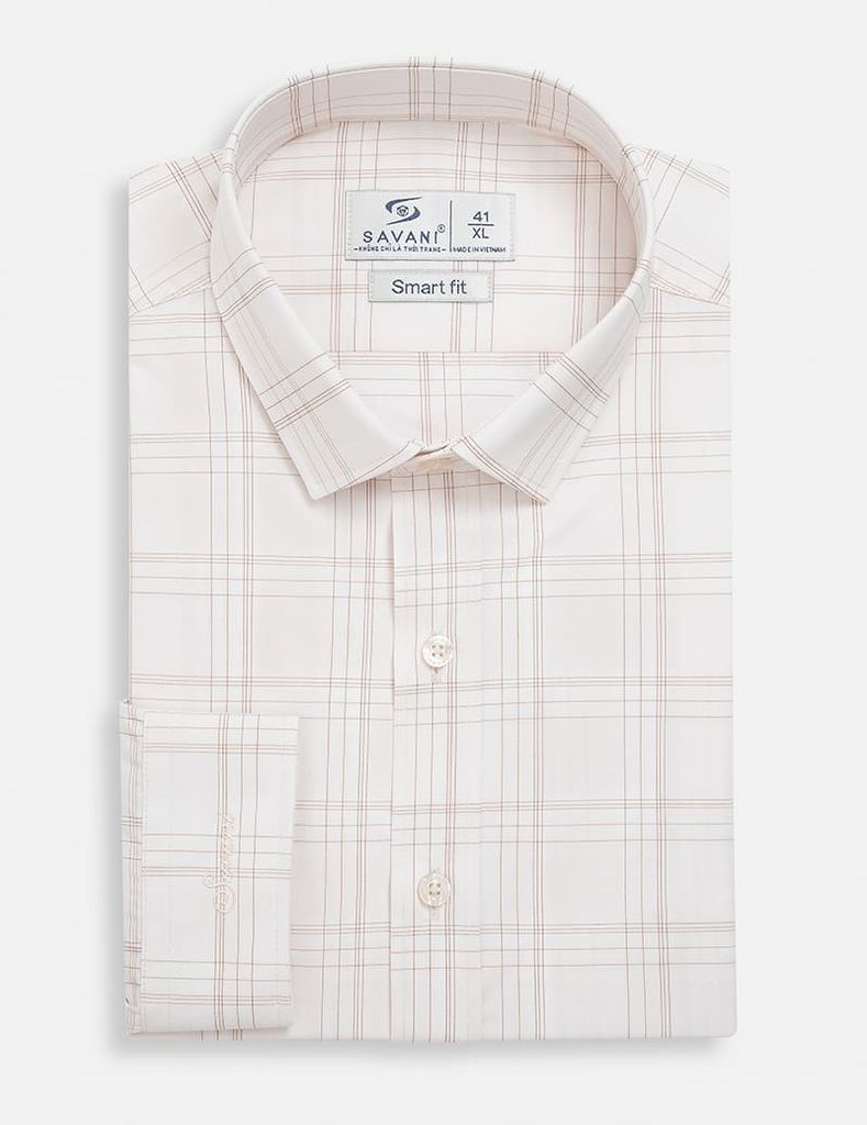 Áo sơ mi nam dài tay tà lượn không túi