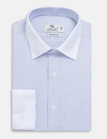 Sơ mi nam dài tay tà lượn không túi