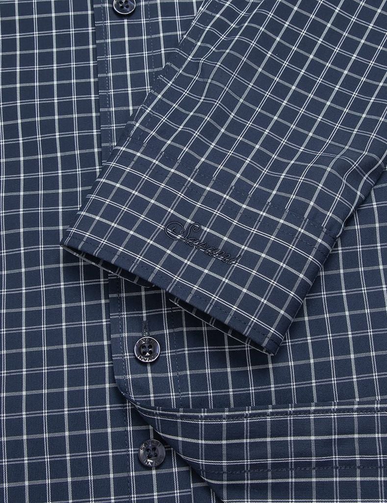 Áo sơ mi dài tay nam tà lượn không túi