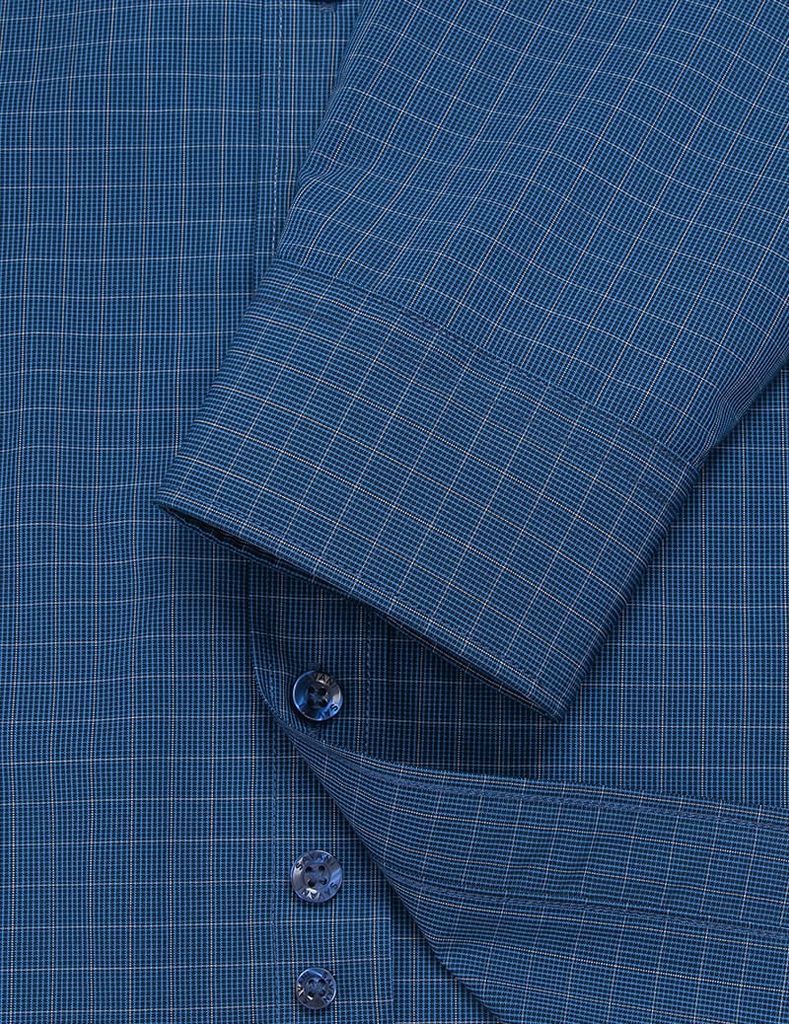 Áo sơ mi dài tay kẻ tà lượn có túi