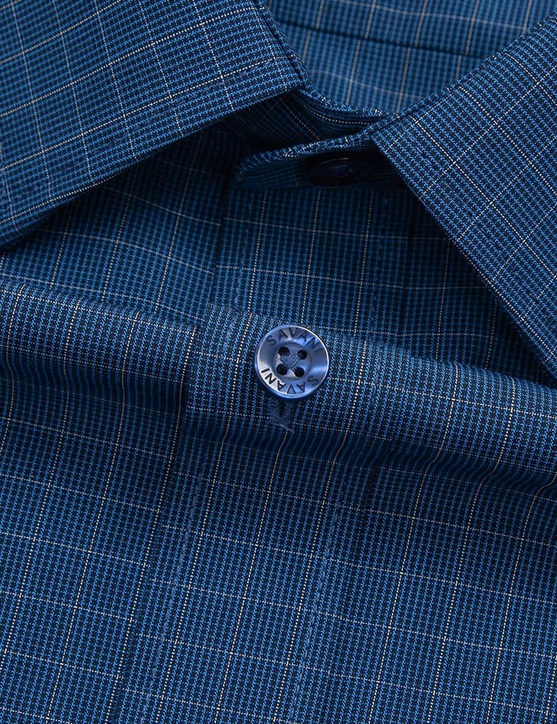 Áo sơ mi dài tay kẻ tà lượn có túi