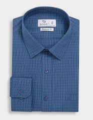 Áo sơ mi dài tay kẻ tà lượn có túi