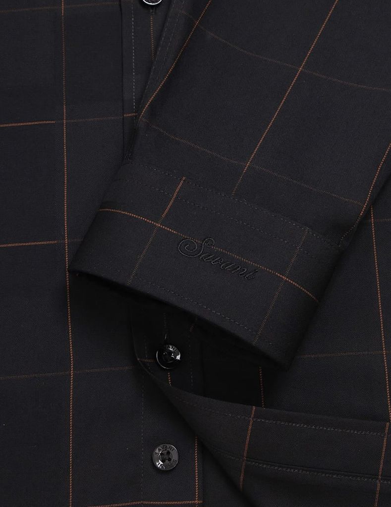 Áo sơ mi nam dài tay tà lượn không túi