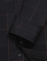 Áo sơ mi nam dài tay tà lượn không túi