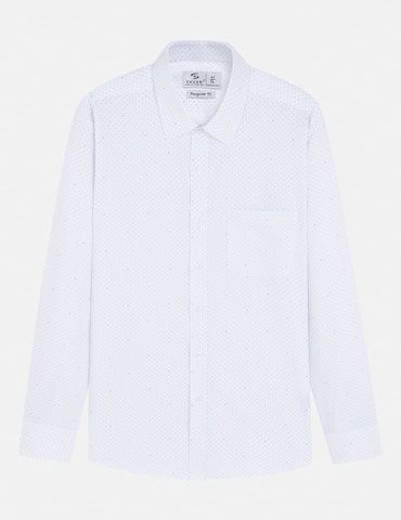 Áo sơ mi nam dài tay tà lượn có túi