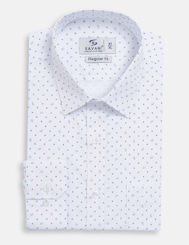 Áo sơ mi nam dài tay tà lượn có túi