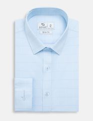 Áo sơ mi nam dài tay tà lượn không túi