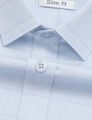 Áo sơ mi nam dài tay tà lượn không túi