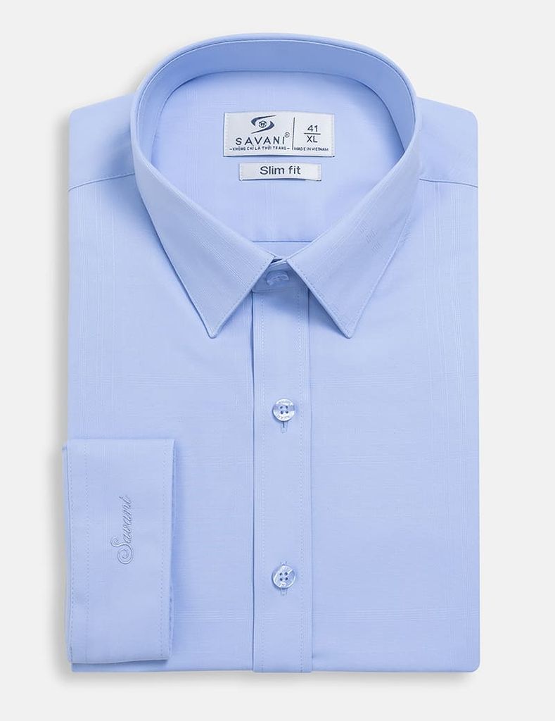 Áo sơ mi nam dài tay tà lượn không túi