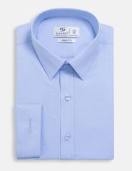 Áo sơ mi nam dài tay tà lượn không túi