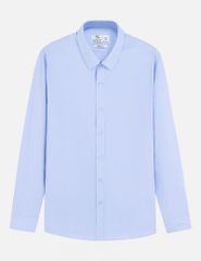 Áo sơ mi nam dài tay tà lượn không túi