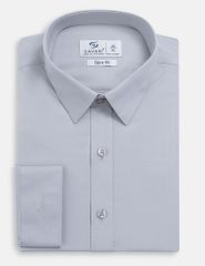 Áo sơ mi nam dài tay tà lượn không túi