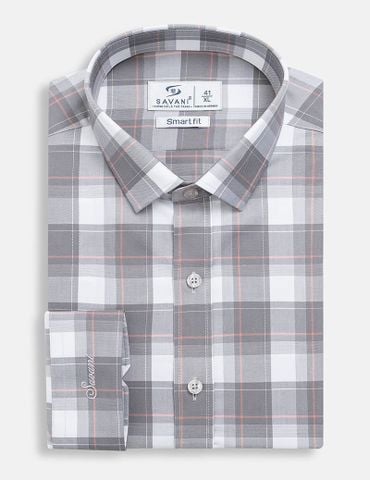 Áo sơ mi nam dài tay tà lượn không túi