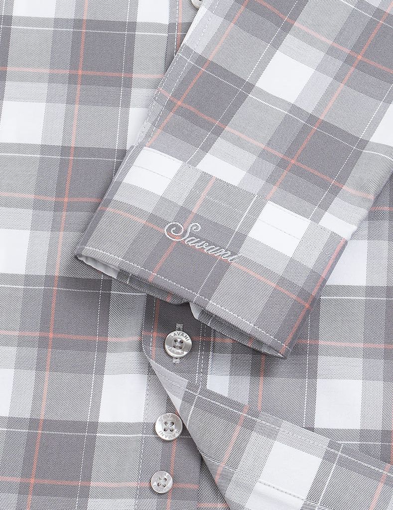 Áo sơ mi nam dài tay tà lượn không túi