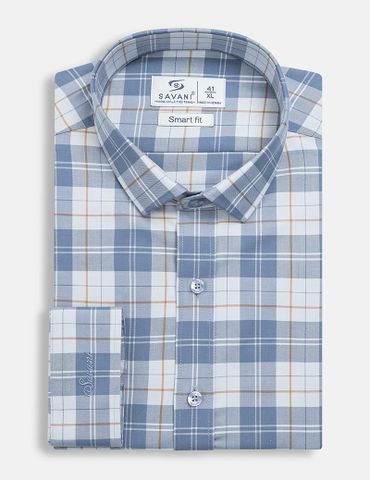 Áo sơ mi nam dài tay tà lượn không túi