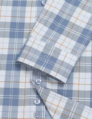 Áo sơ mi nam dài tay tà lượn không túi