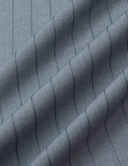 Áo sơ mi nam dài tay kẻ nhỏ tà lượn không túi